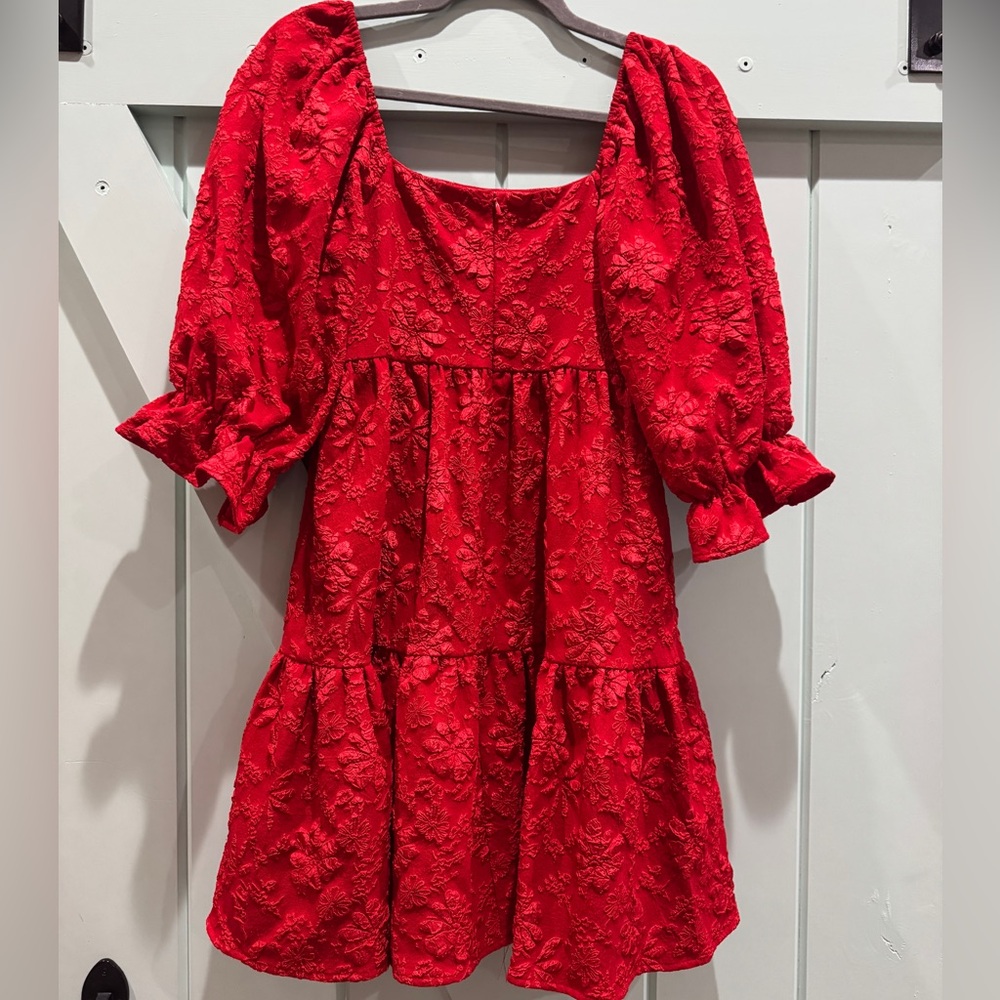 Entro Vibrant Red Dress